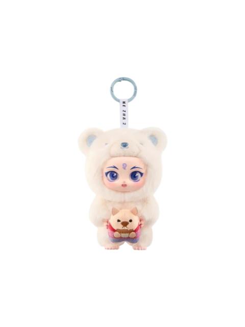 Pop Mart NeZha 2 Dress Up Party Series Ao Bing's Polar Bear Edition Vinyl Plush Doll Pendant