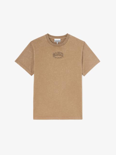 ESSENTIALS TEE WITH WASHED EFFECT