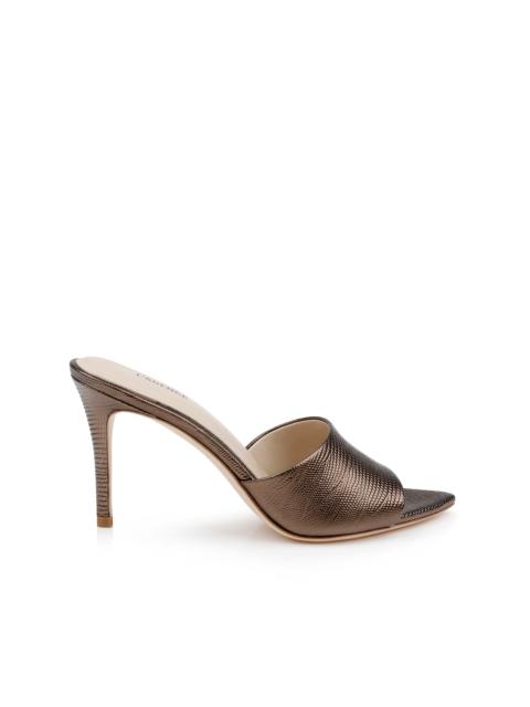 Lolita Leather Open-Toe Mule