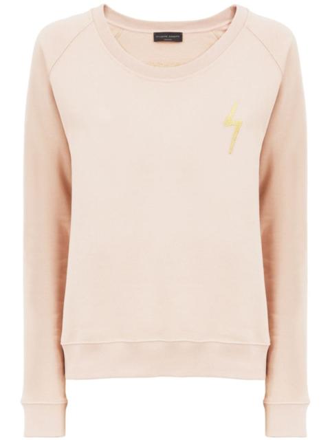 Hanane logo-embroidered cotton sweatshirt