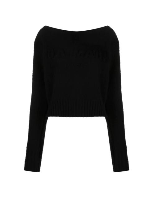 boat-neck jumper