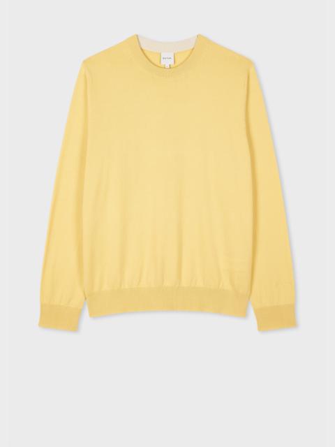 Yellow Organic Cotton Knitted Sweater