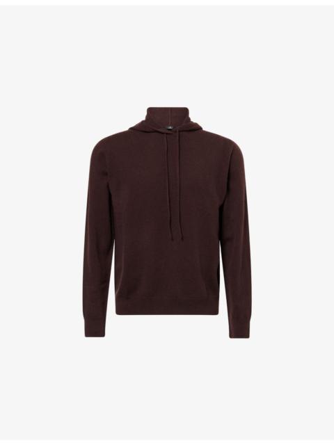 Regular-Fit Knitted Cashmere Hoody
