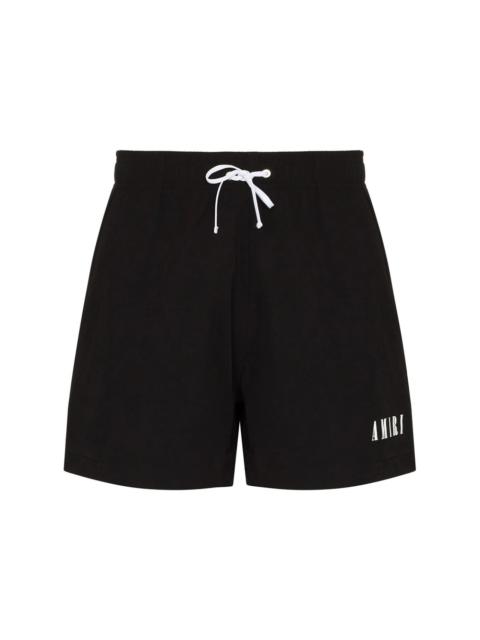 AMIRI Logo Swim Shorts Black