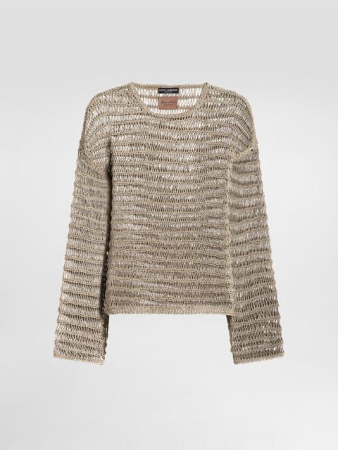 Cotton-linen pullover