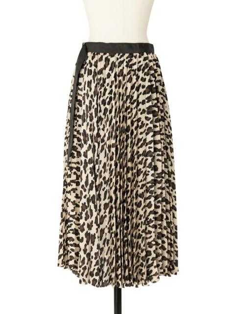 Leopard Print Skirt