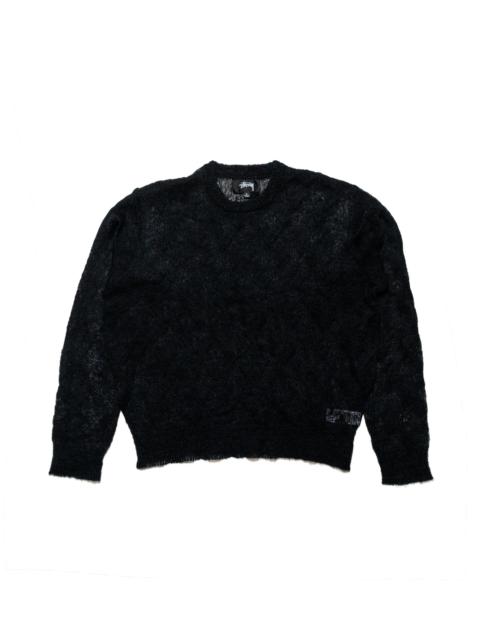 Stüssy Loose Knit Cross Cable Black