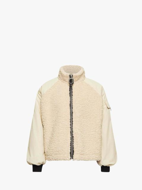 COLOUR BLOCK FLEECE TRACK TOP