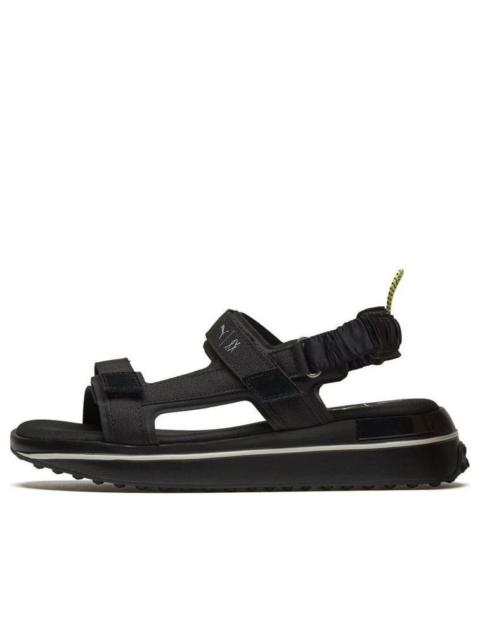 (WMNS) PUMA Liu Wen x Future Rider Sandals 'Fluorescent Braid - Black' 374726-02