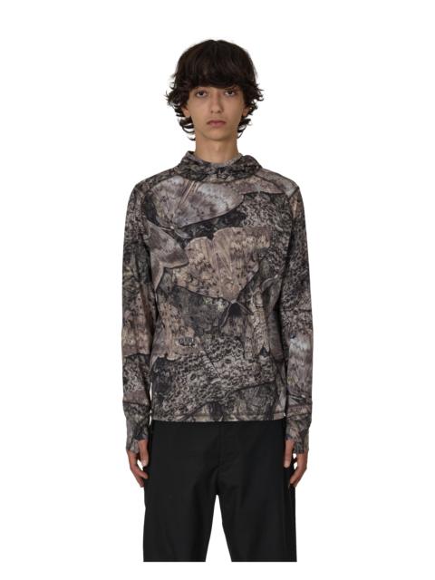Lio Upf Plus 50 Baselayer Moth Print Long Sleeve Hoodie