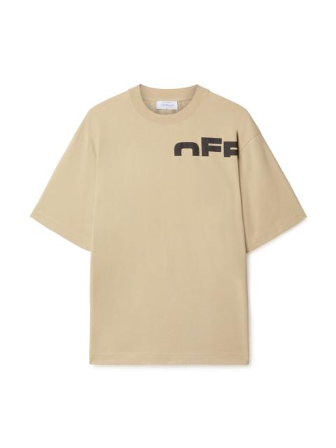 Beige Off Split T-shirt