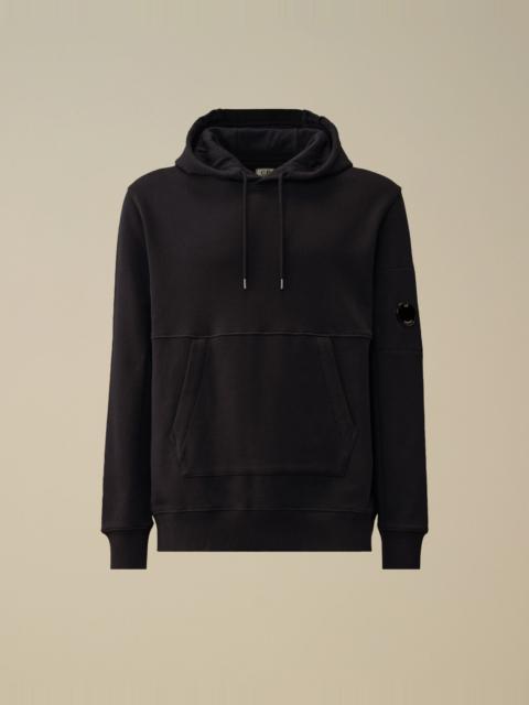 Diagonal Raised Fleece Hooded Lens Sweatshirt