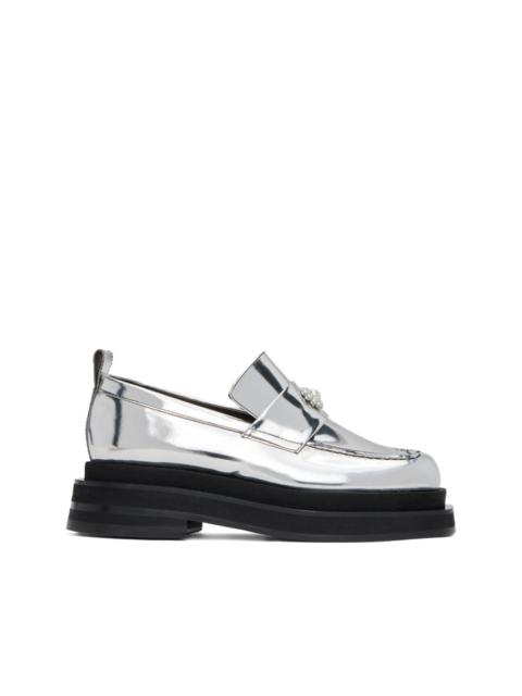 heart-toe platform loafers