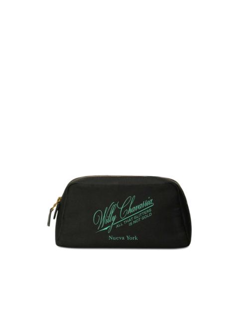 zip-fastening wash bag