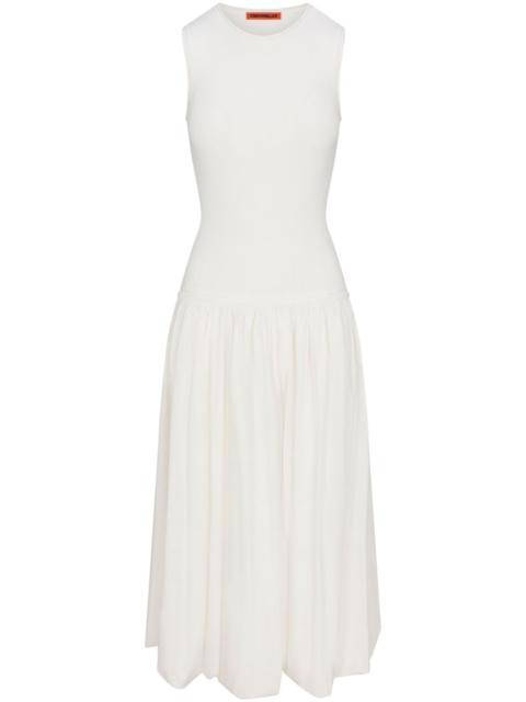Yanez poplin midi dress