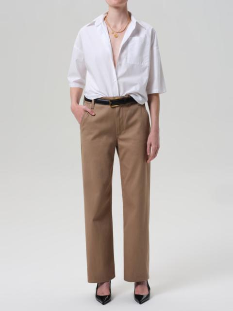 Frances Cropped Cape Button Up
In Optic White