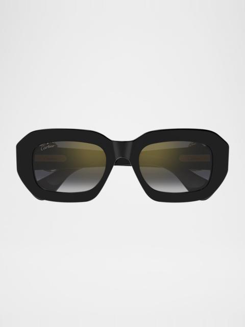Acetate Rectangle Sunglasses