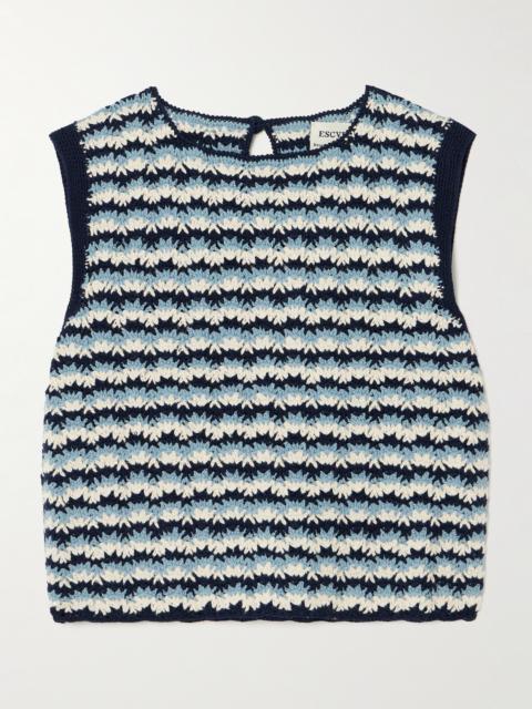 Naplo Crocheted Cotton Top