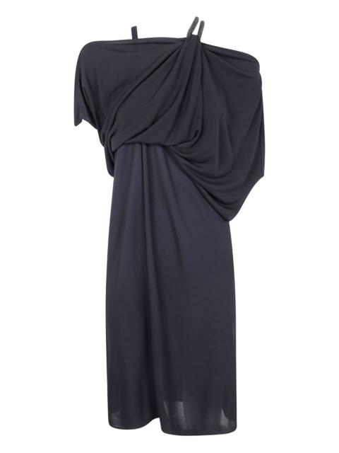 draped dress