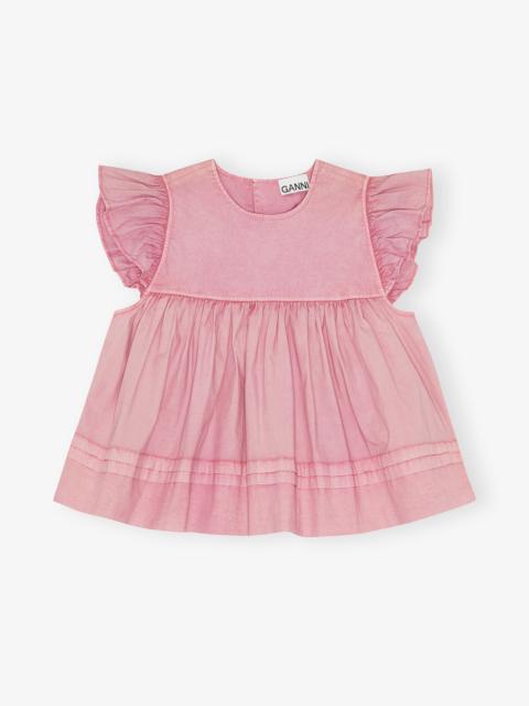 PINK WASHED COTTON TOP