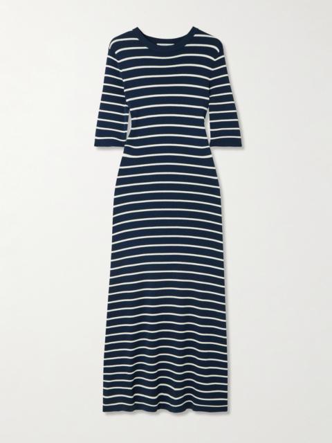 Kitty Striped Jersey Midi Dress