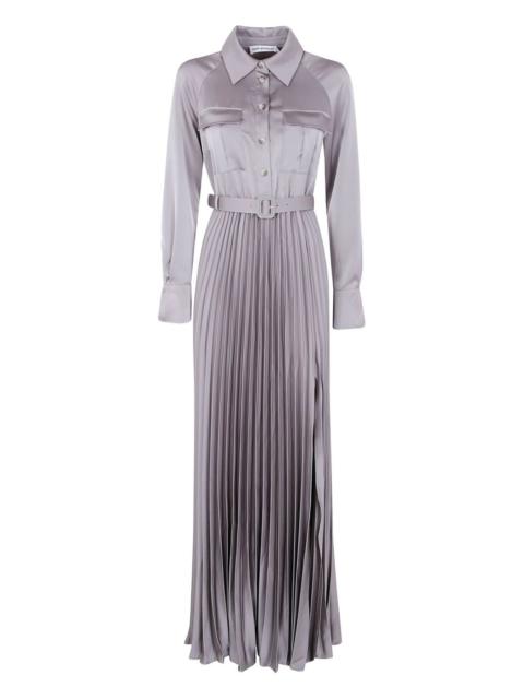 pleated shirt dress