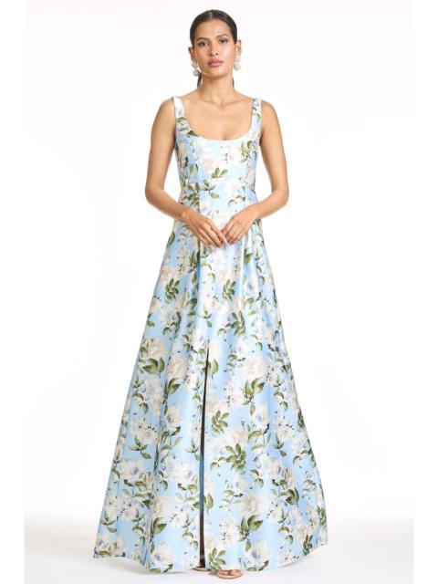 AURORA GOWN - SKY CAMELLIA