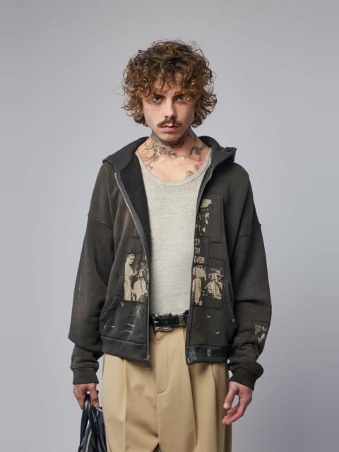 God with Revolver Zip Hoodie