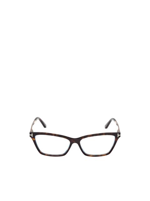 cat-eye glasses