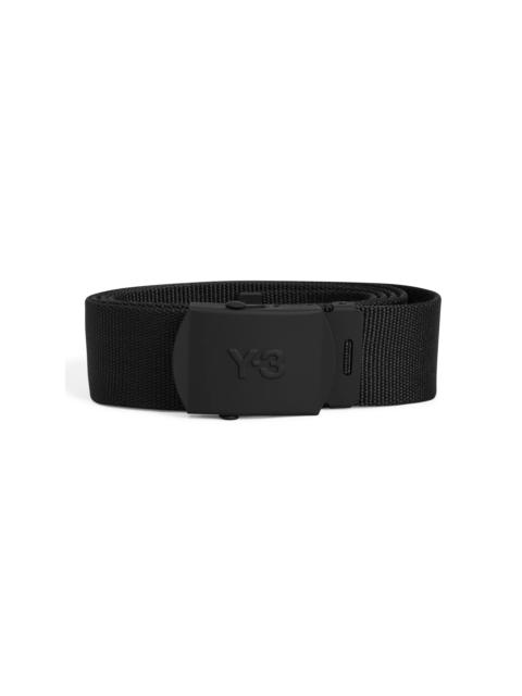 Y-3 CLASSIC LOGO BELT – BLACK