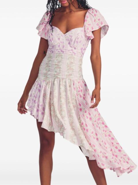 Irvine floral mini dress