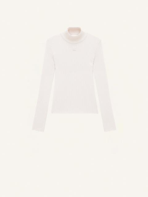 REEDITION RIB KNIT SWEATER