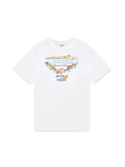 Los Angeles Store Printed Logo Short Sleeve T-shirt