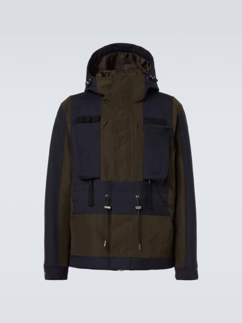 Colorblocked technical jacket