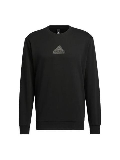 adidas Logo Long Sleeve 'Black' IP4965