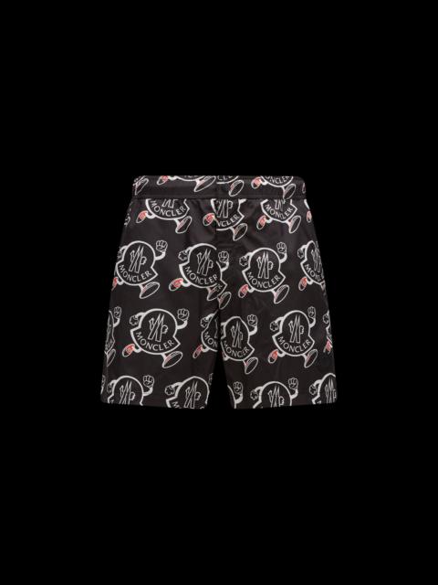 Logo Print Swim Shorts