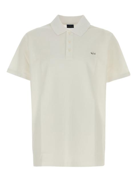 logo-detail polo shirt