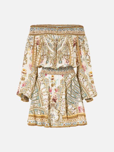 OFF SHOULDER SHORT DRESS