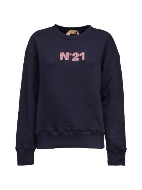 logo embellished sweatshirt