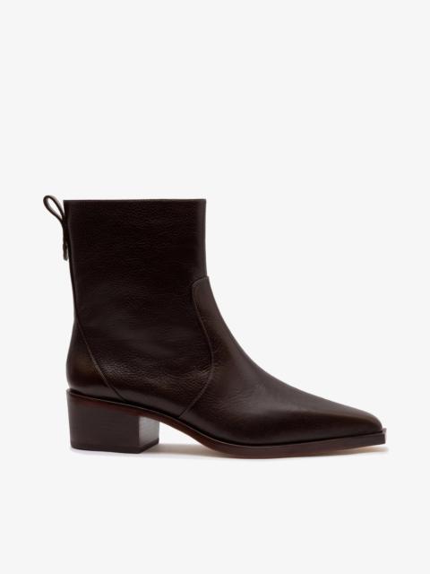 Florencia Low Boot In Brown Leather