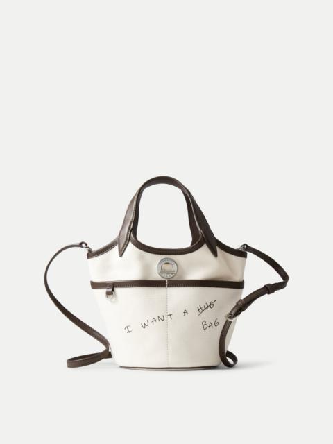 CANVAS PRINTED ANCHOR BAG