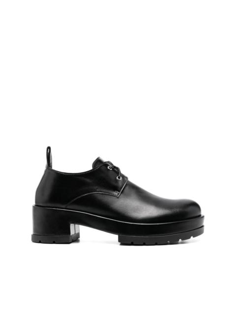 block-heel Oxford shoes
