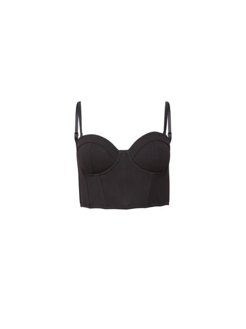 Cropped Terry Bustier
