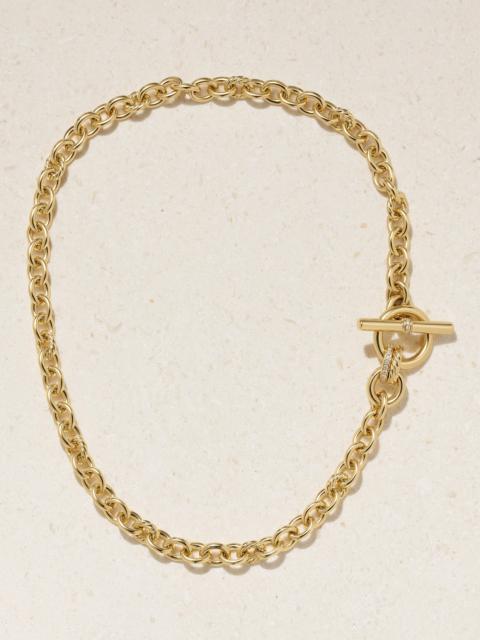 Dy Mercer 18-karat Gold Diamond Necklace