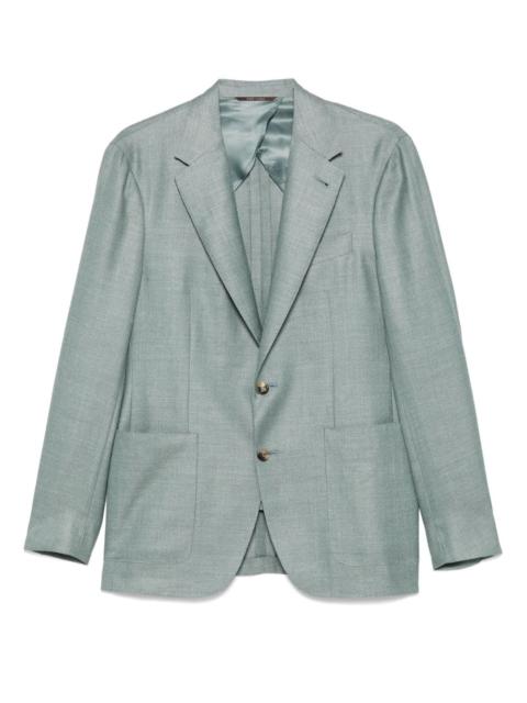 twill blazer