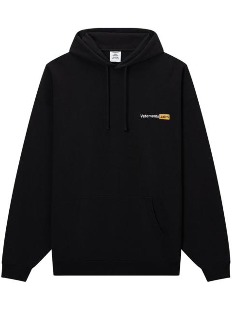 logo-print hoodie