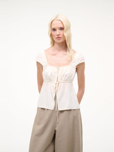STAUD POMONA TOP IVORY