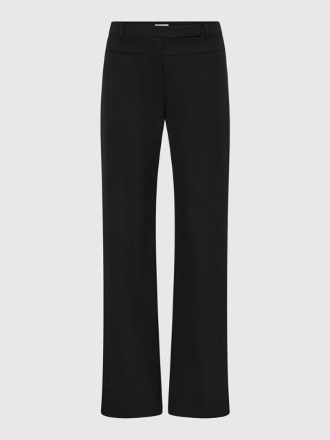 90s Splice Panelled Pants - Black / Black