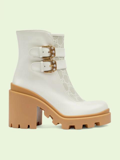 Women's GG ankle boot with buckles