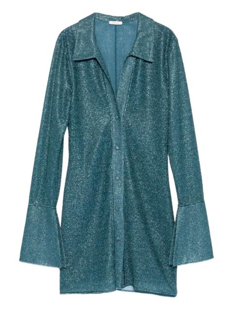 long-sleeve mini dress